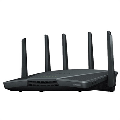 ROUTER WIFI SYNOLOGY RT6600AX AC6600 3 PUERTOS LAN 1 PUERTO WAN/LAN 1 PUERTO WAN 1 X USB 3.2 4 ANTENAS