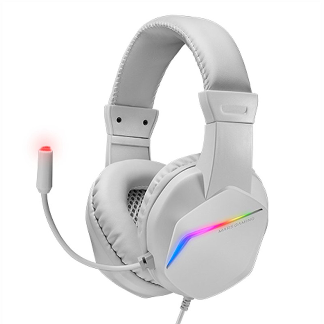AURICULARES MARS GAMING MH122W JACK 3.5MM CON MICROFONO COMPATIBLE CON WINDOWS/ PS4/ PS5/ XBOX ONE/ XBOX SERIES X/S/ MAC/ NINTENDO SWITCH/ SMARTPHONE/ TABLET