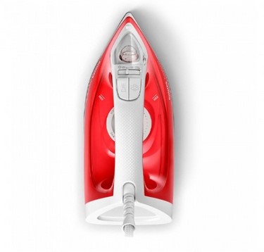 PLANCHA DE VAPOR PHILIPS EASYSPEED ROJO/BLANCO 2000W / VAPOR CONTINUO / ANTIADHERENTE / DEP 220ML / ANTICAL
