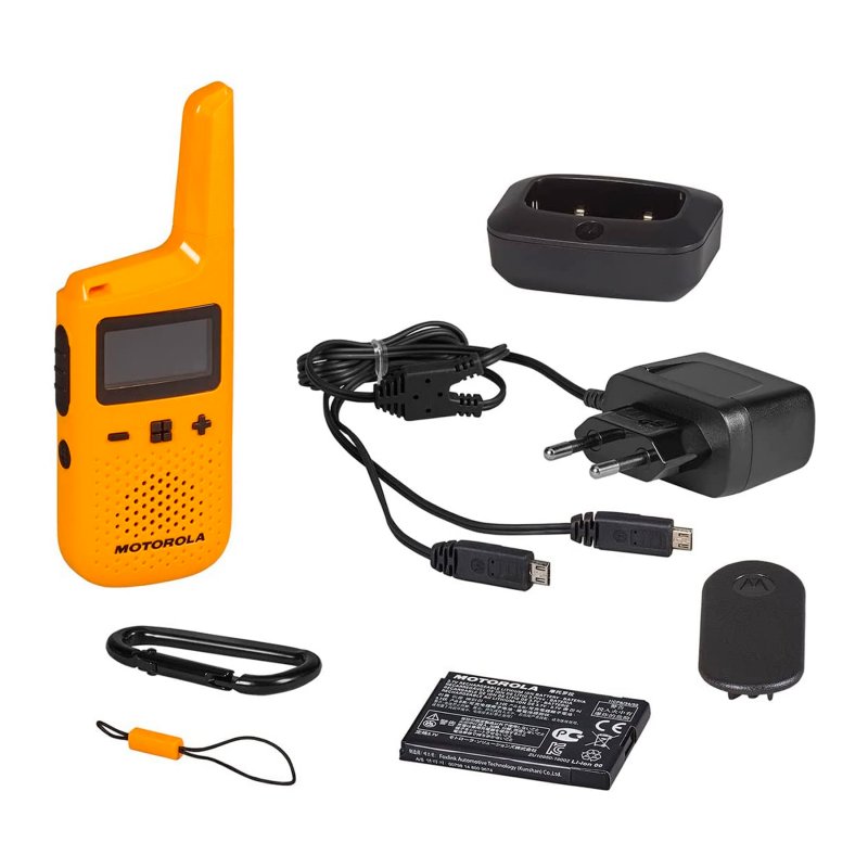 WALKIE TALKIE MOTOROLA T72 / HASTA 8KM PACK 2 UNIDADES