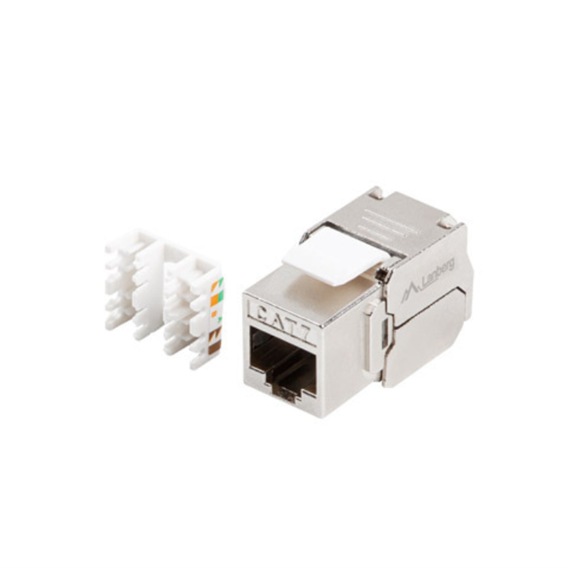 CONECTOR KEYSTONE LANBERG CAT.7 FTP RJ45 180º TOOLLESS
