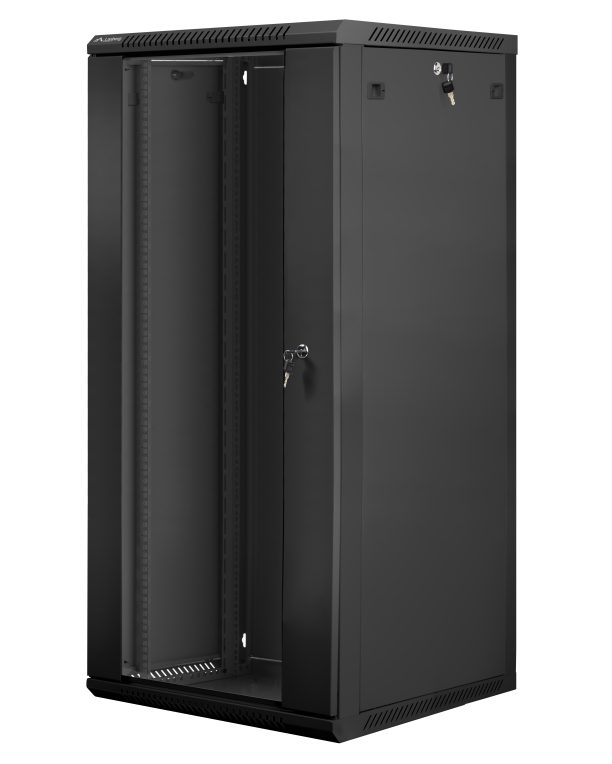 ARMARIO LANBERG MURAL RACK 19" 27U/600X600 FLAT PACK V2 NEGRO