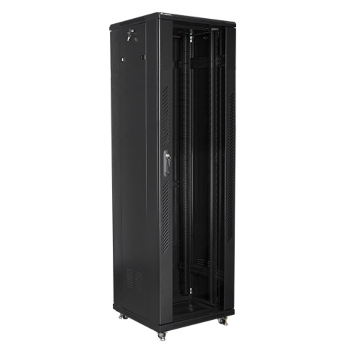 ARMARIO LANBERG RACK 19" 42U 600X600 FLAT PACK BLACK NEGRO