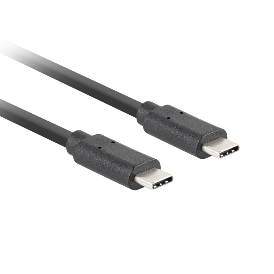 CABLE USB TIPO C LANBERG 3.1 / MACHO-MACHO / 10GB/S / PD 100W / 1M / NEGRO