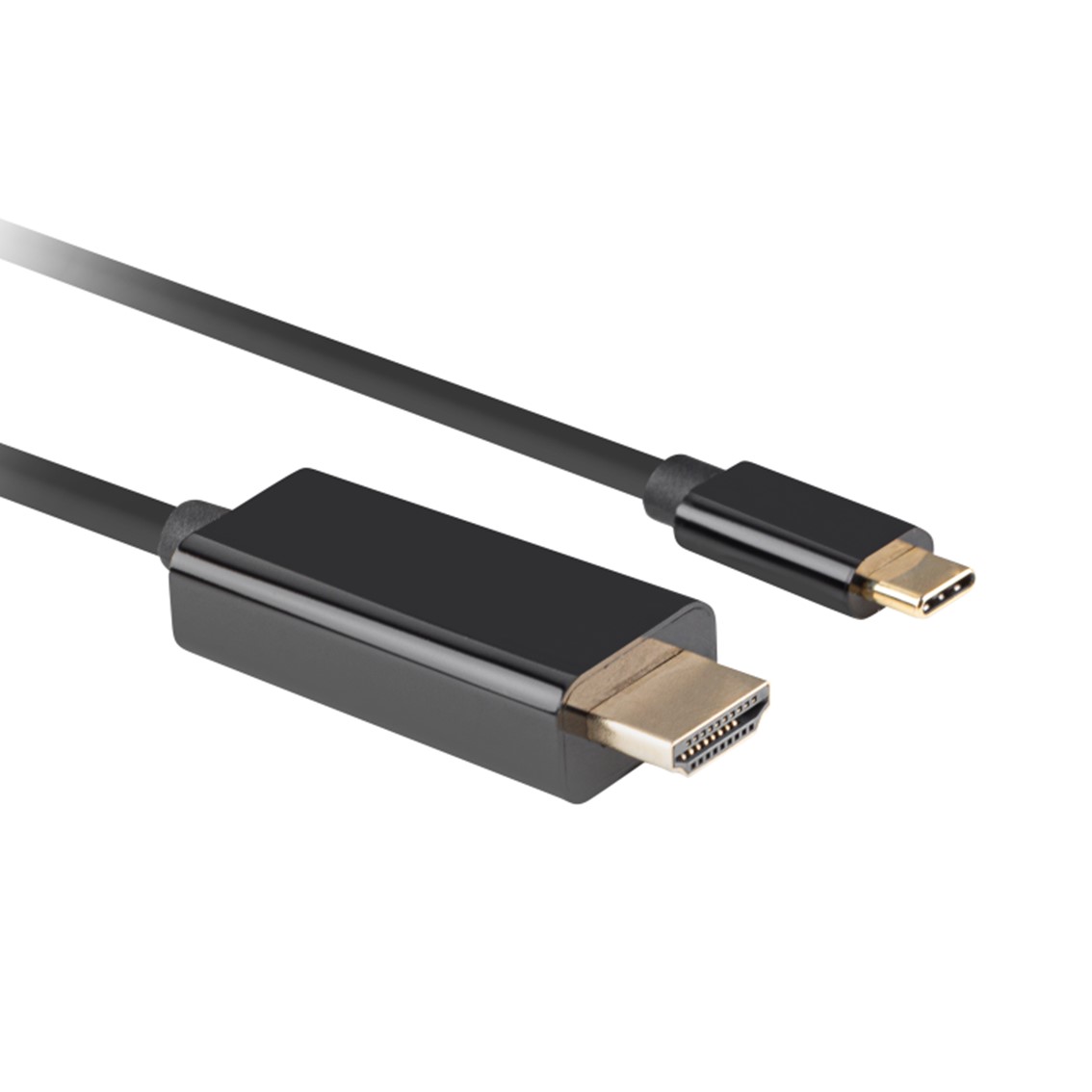 CABLE USB TIPO C A HDMI 4K LANBERG 3M / MACHO-MACHO / NEGRO