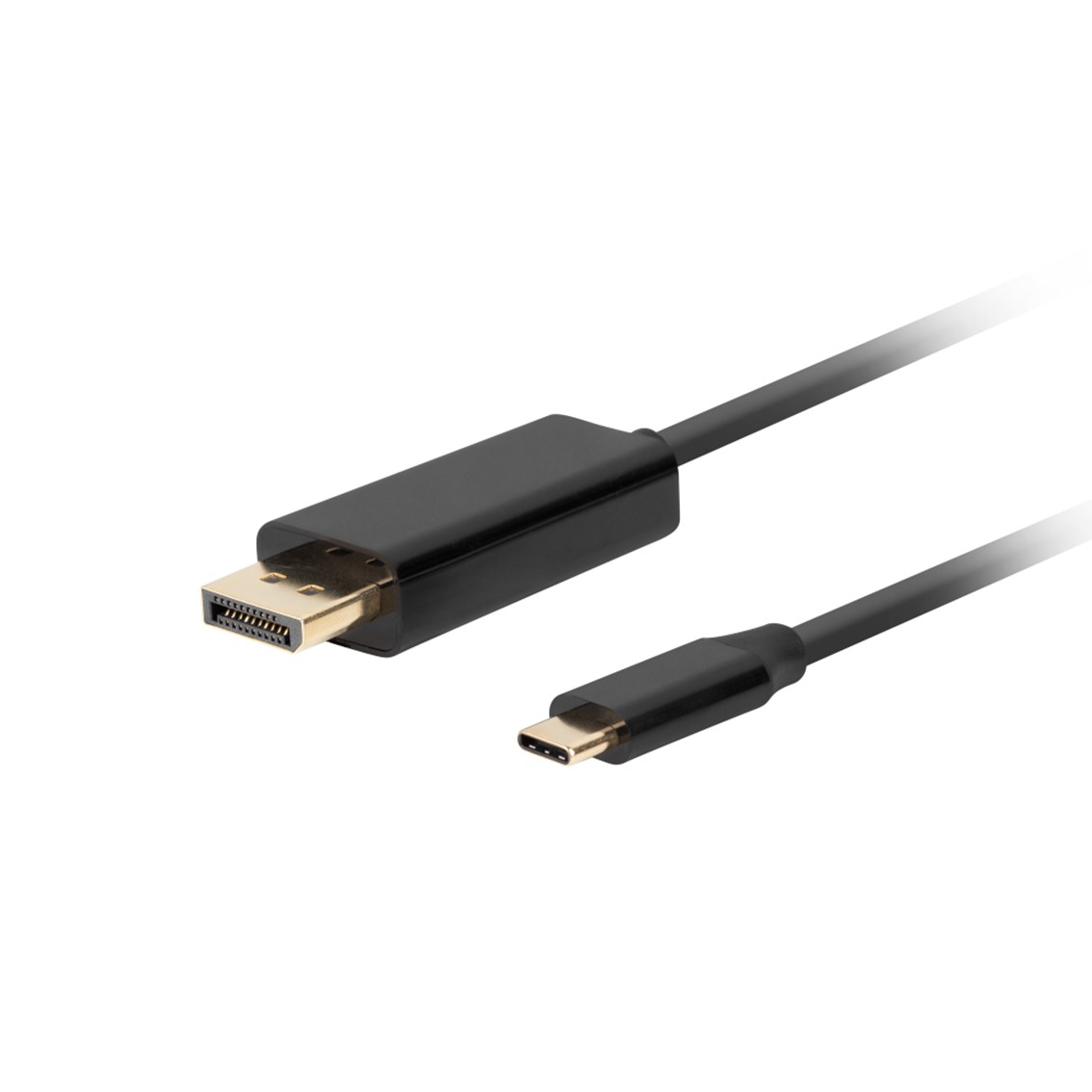 CABLE USB TIPO C A DISPLAYPORT 4K LANBERG 3M/ MACHO-MACHO/ NEGRO