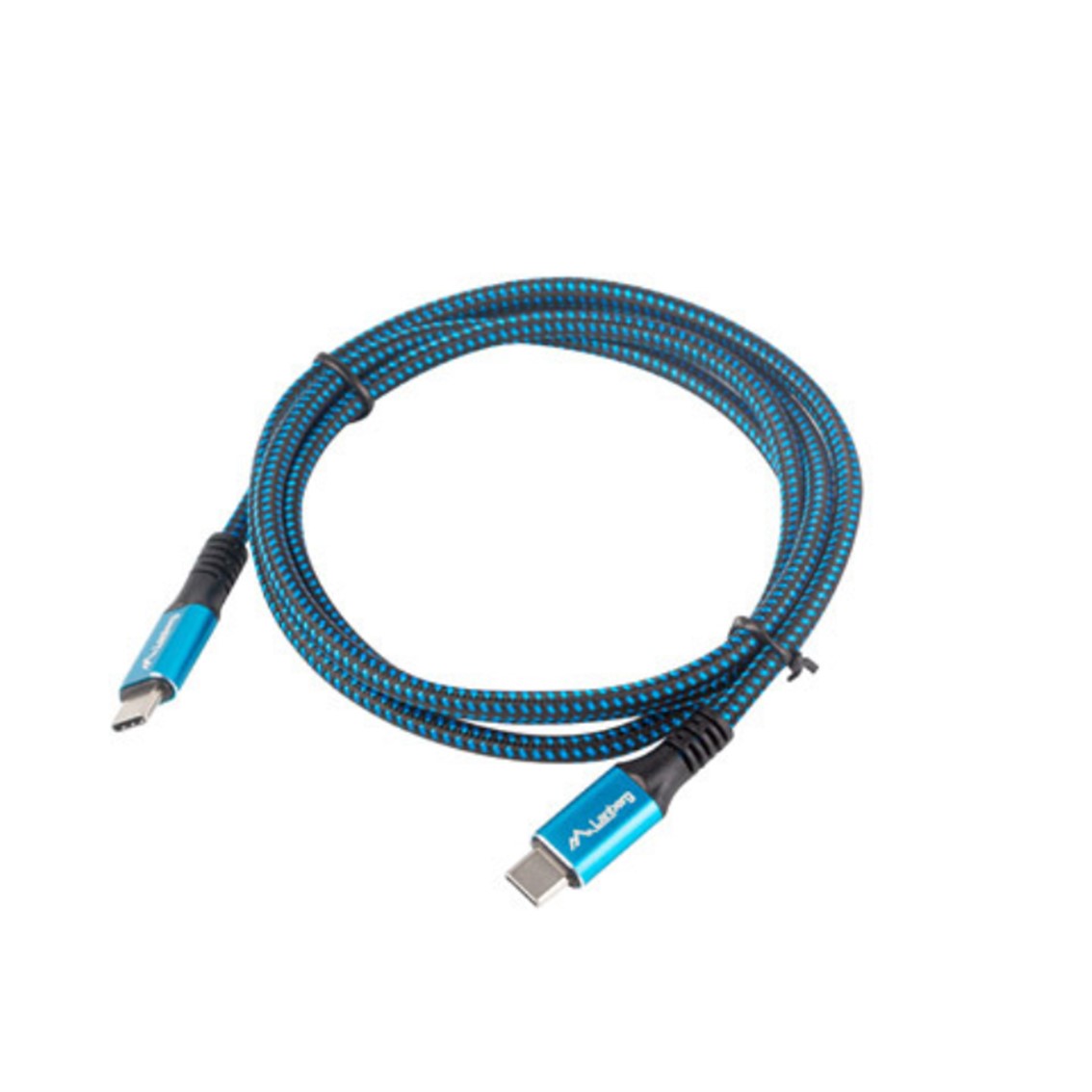 CABLE USB TIPO C LANBERG 1.2M/ MACHO-MACHO/ NEGRO/AZUL