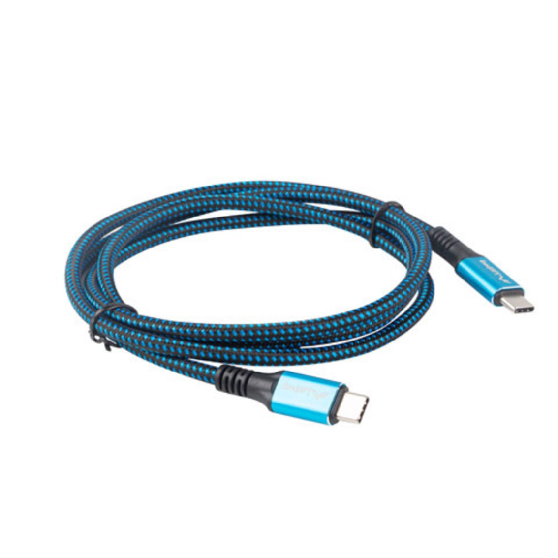 CABLE USB TIPO C LANBERG 1.2M/ MACHO-MACHO/ NEGRO/AZUL