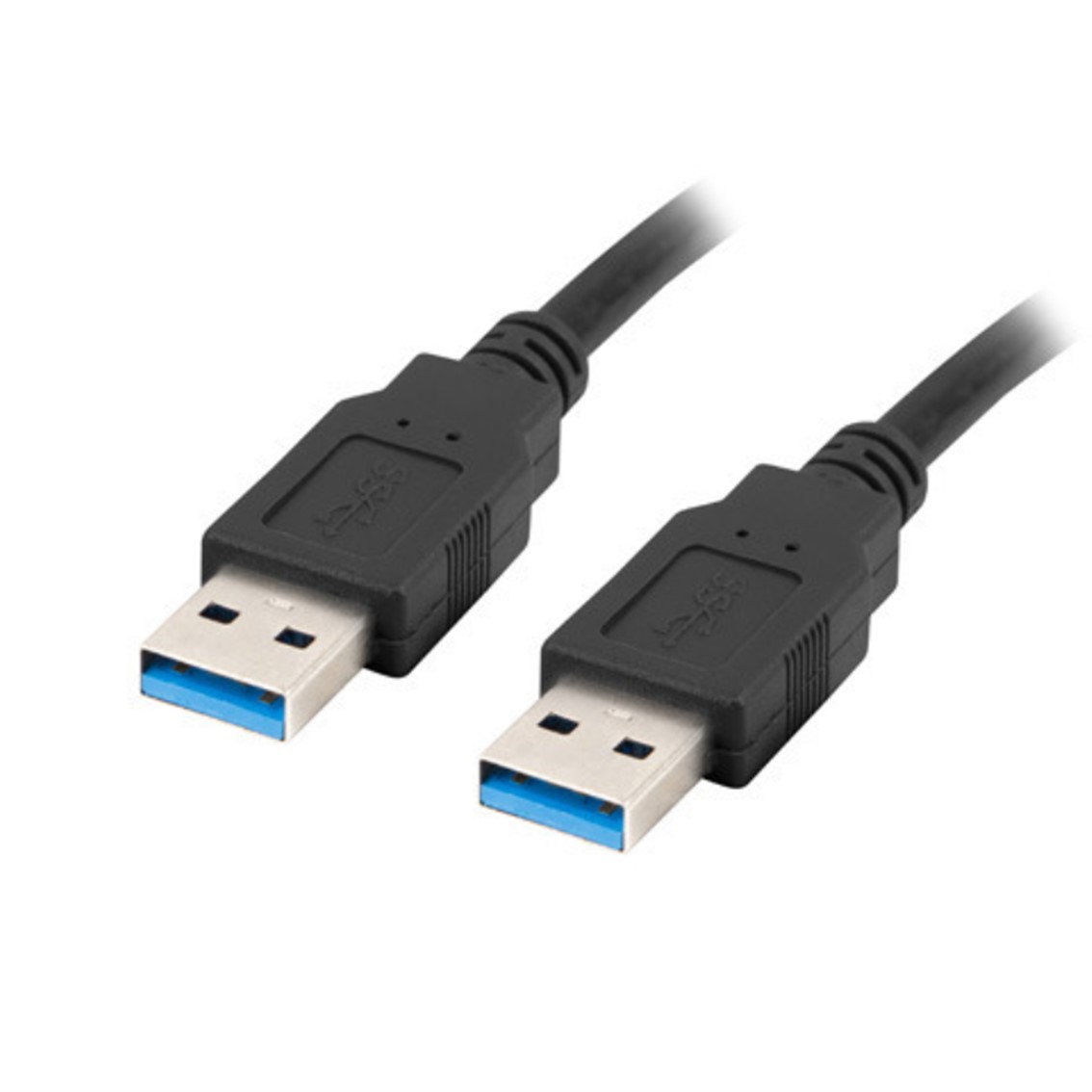 CABLE USB 3.0 LANBERG 0.5M/ MACHO-MACHO/ NEGRO