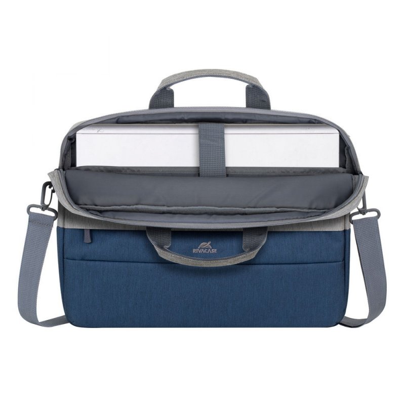 MALETIN RIVACASE 7532 PRATER PARA PORTATIL 15.6" GRIS/AZUL