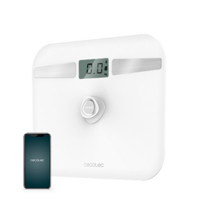 BASCULA DE BAÑO CECOTEC SURFACE PRECISION ECOPOWER 10200 SMART HEALTHY WHITE