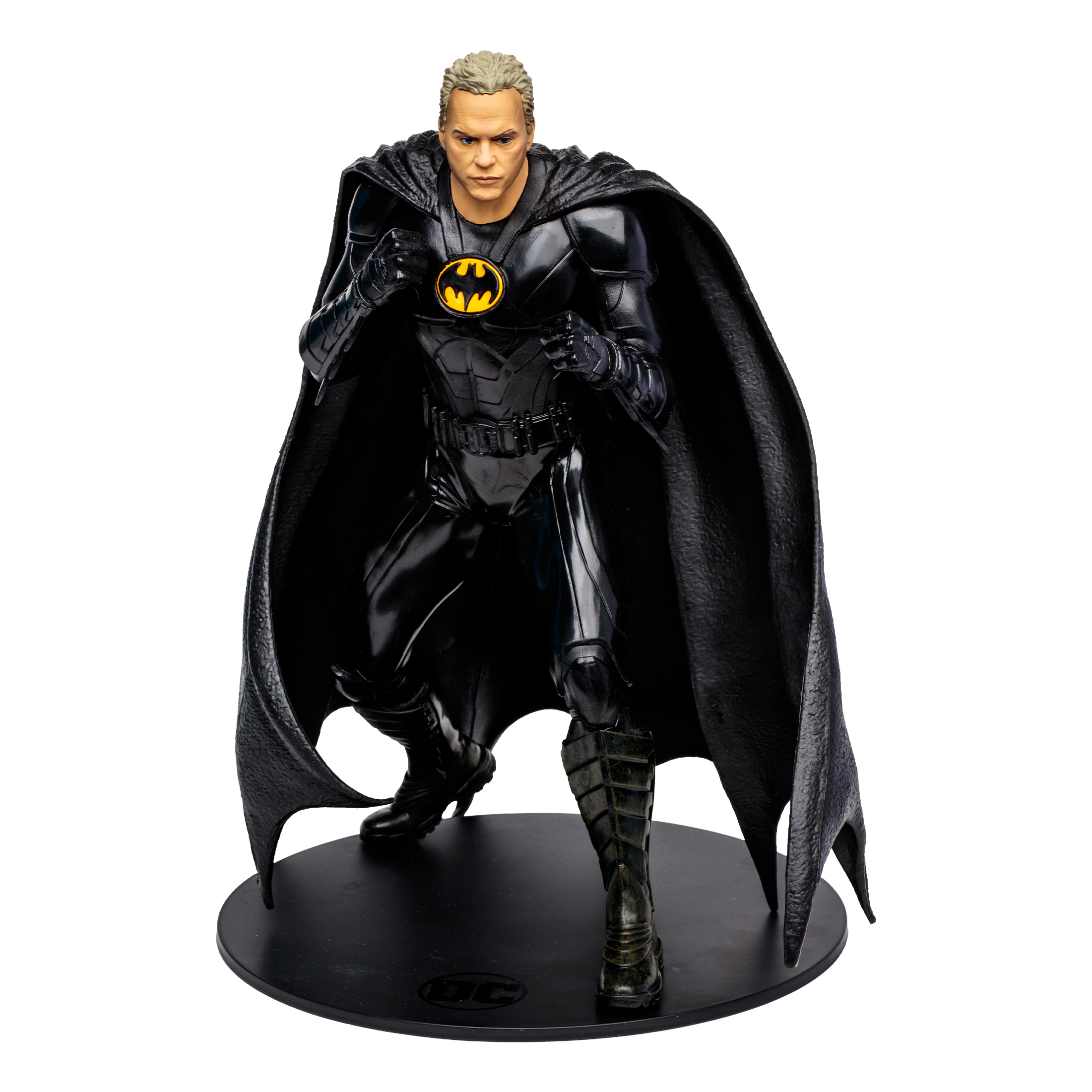 MEGAFIGURA MCFARLANE TOYS DC MULTIVERSE THE FLASH - BATMAN MICHAEL KEATON SIN MASCARA