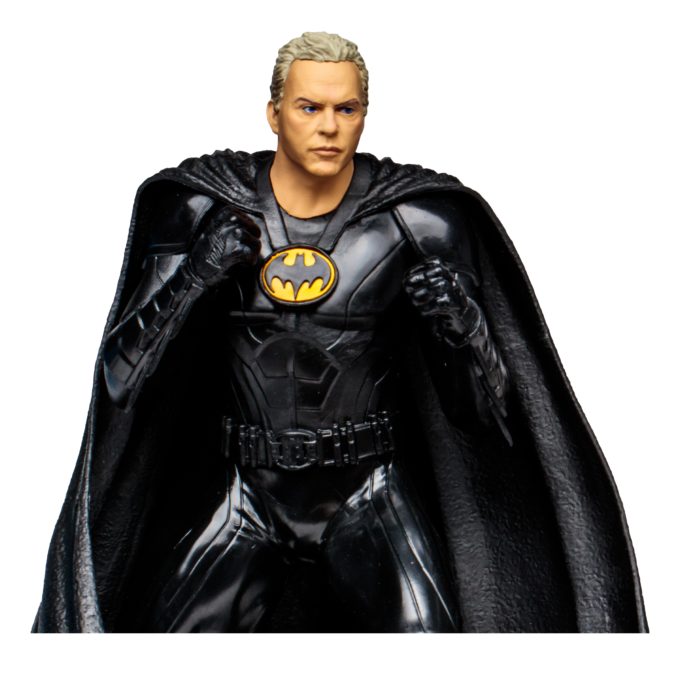 MEGAFIGURA MCFARLANE TOYS DC MULTIVERSE THE FLASH - BATMAN MICHAEL KEATON SIN MASCARA