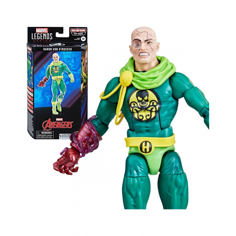 FIGURA HASBRO MARVEL LEGENDS SERIES AVENGERS BARON VON STRUCKER