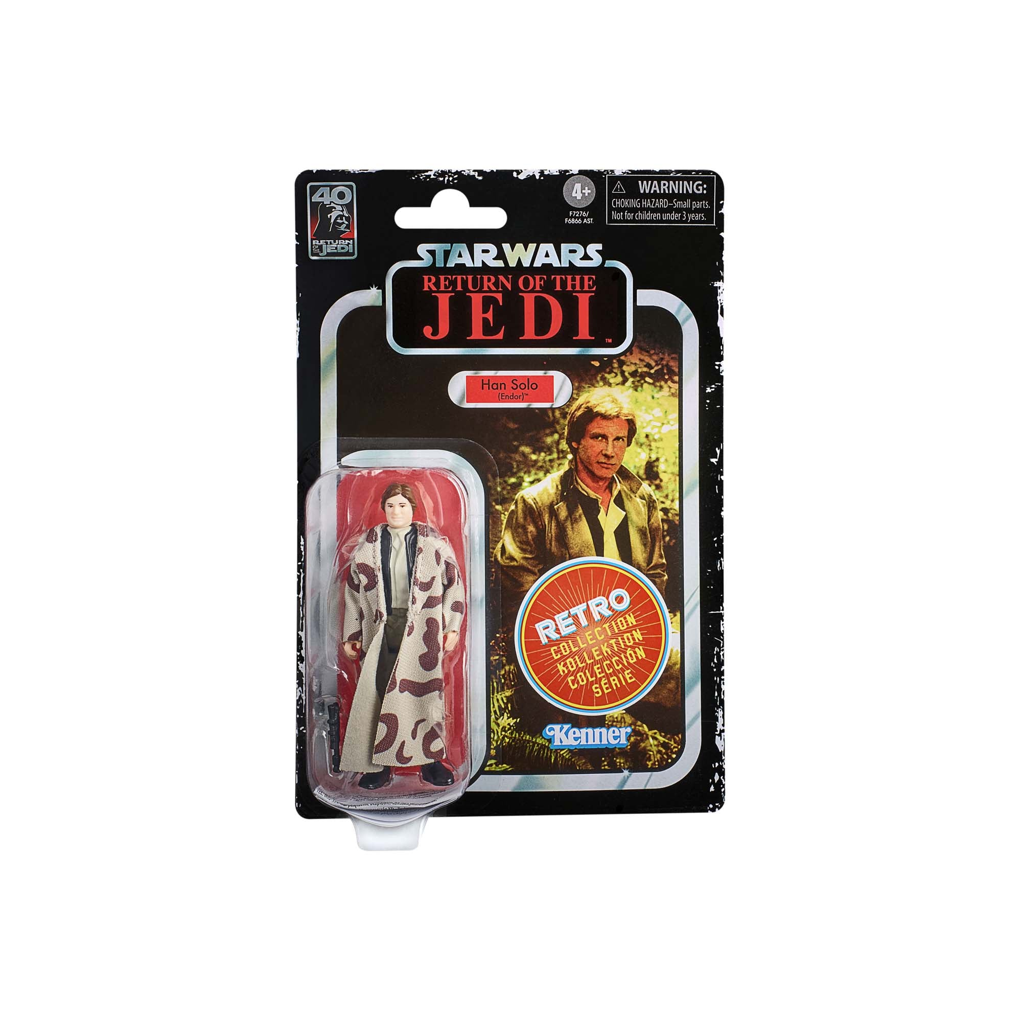 FIGURA HASBRO STAR WARS RETRO COLLECTION EL RETORNO DEL JEDI - HAN SOLO (ENDOR)