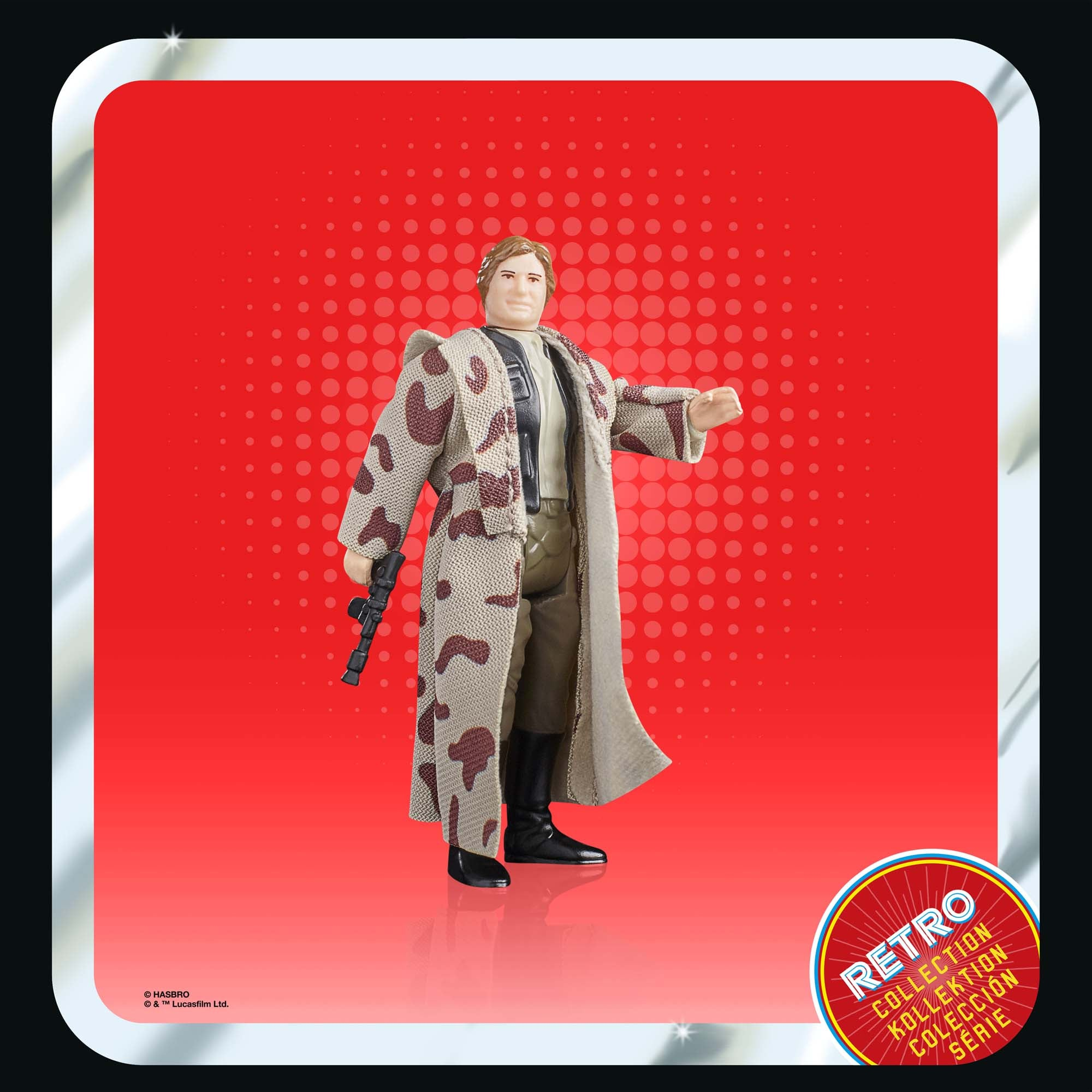 FIGURA HASBRO STAR WARS RETRO COLLECTION EL RETORNO DEL JEDI - HAN SOLO (ENDOR)
