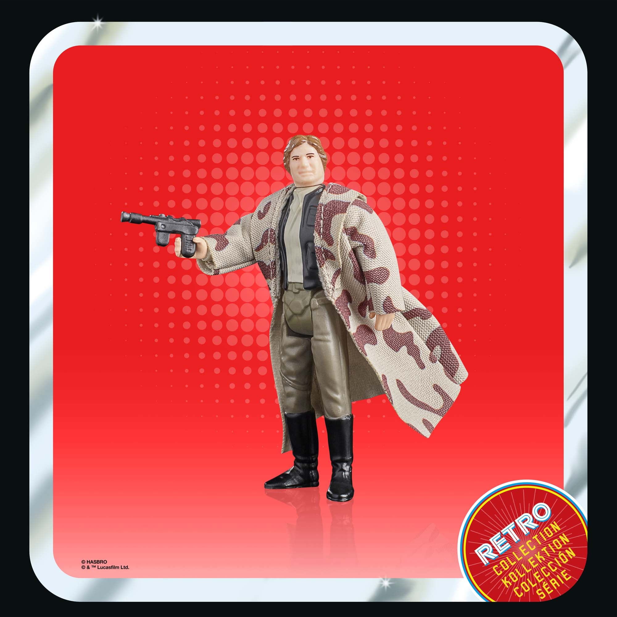 FIGURA HASBRO STAR WARS RETRO COLLECTION EL RETORNO DEL JEDI - HAN SOLO (ENDOR)