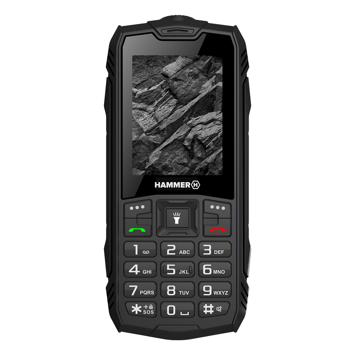 TELEFONO MOVIL RUGERIZADO HAMMER ROCK 2.4"/ 0.3MPX/ 2G