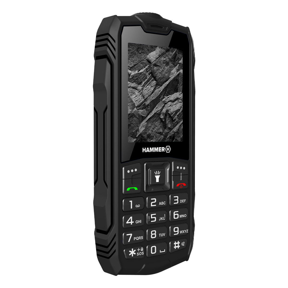 TELEFONO MOVIL RUGERIZADO HAMMER ROCK 2.4"/ 0.3MPX/ 2G