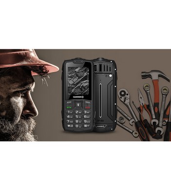 TELEFONO MOVIL RUGERIZADO HAMMER ROCK 2.4"/ 0.3MPX/ 2G