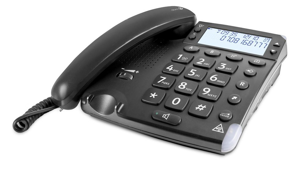 TELEFONO FIJO DORO MAGNA BLACK / NEGRO