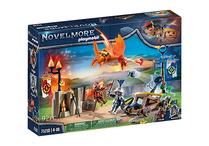 PLAYMOBIL NOVELMORE VS BURNHAM RAIDERS - ZONA DE BATALLA