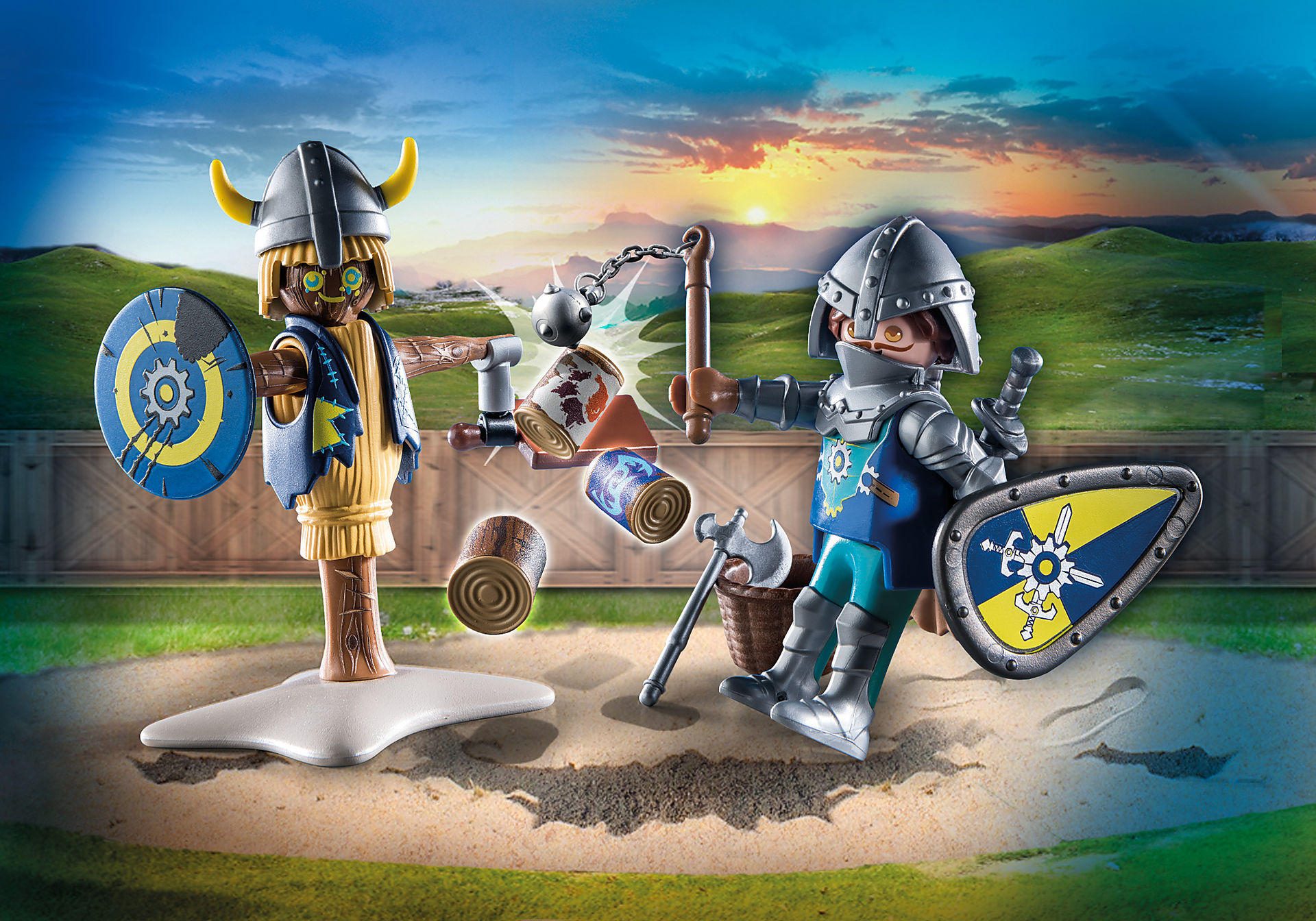 PLAYMOBIL NOVELMORE - ENTRENAMIENTO PARA EL COMBATE