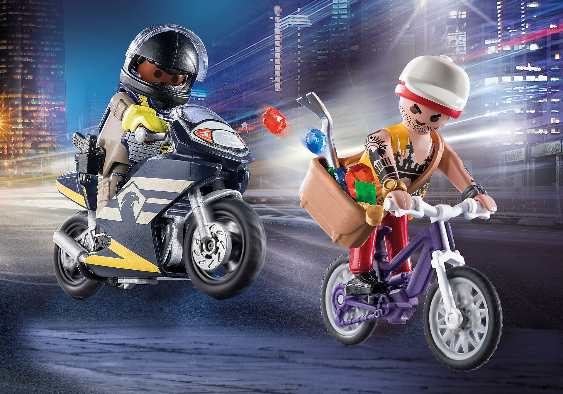 PLAYMOBIL STARTER PACK FUERZAS ESPECIALES Y LADRÓN