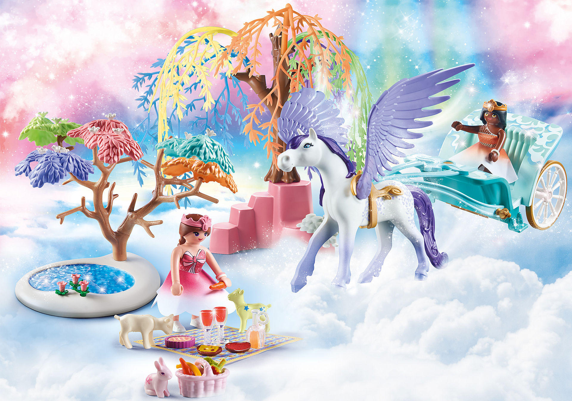 PLAYMOBIL PÍCNIC CON CARRUAJE PEGASO
