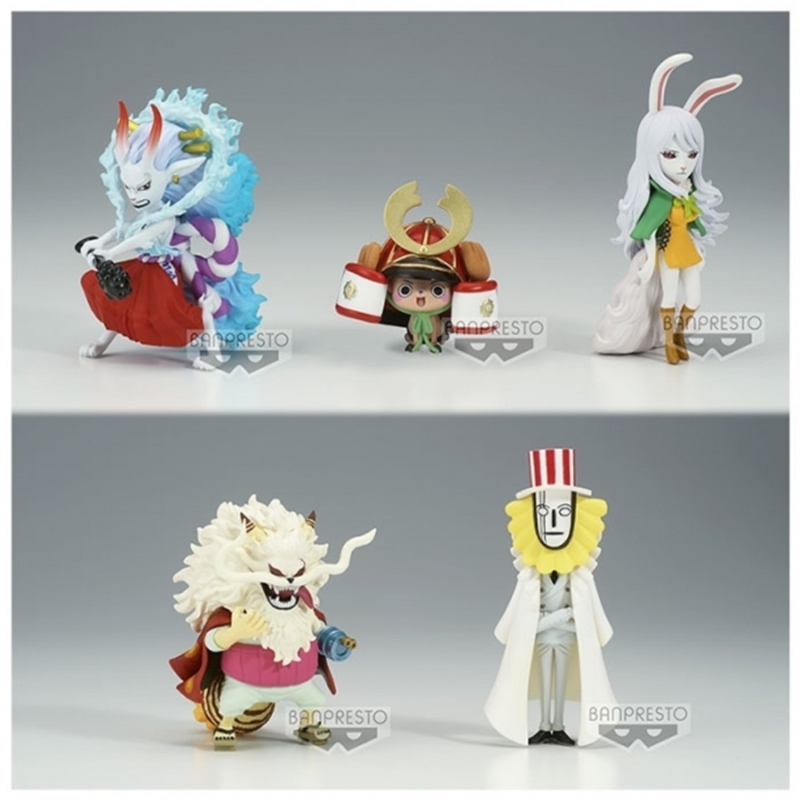 FIGURA BANPRESTO ONE PIECE WORLD COLLECTABLE FIGURE WANOKUNI ONIGASHIMA 7 CM UNIDAD ALEATORIA