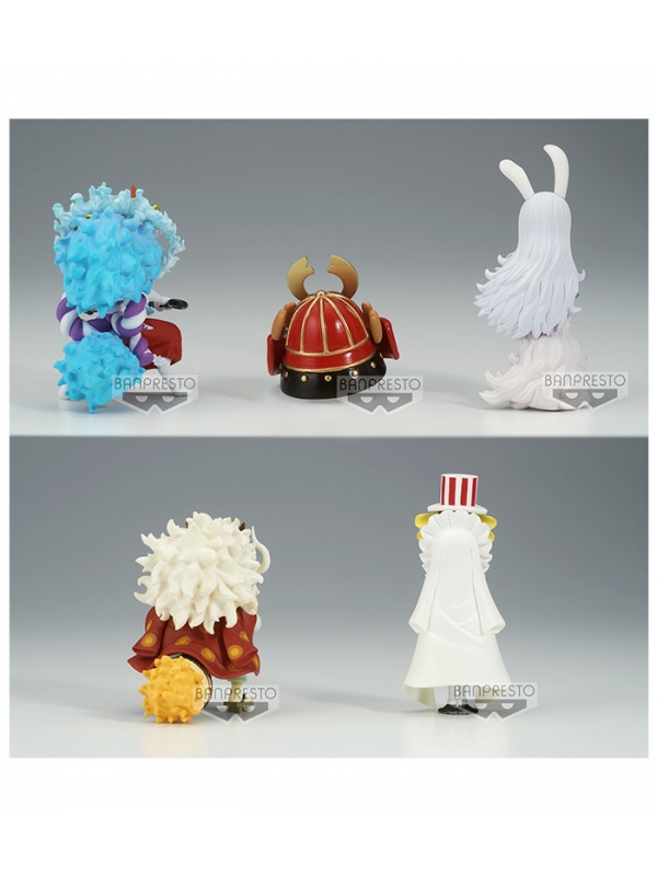 FIGURA BANPRESTO ONE PIECE WORLD COLLECTABLE FIGURE WANOKUNI ONIGASHIMA 7 CM UNIDAD ALEATORIA