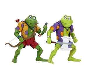 PACK 2 FIGURAS NECA RANAS GENGHIS & RASPUTIN SCALE ACTION FIGURE TMNT CARTOON RE-RUN
