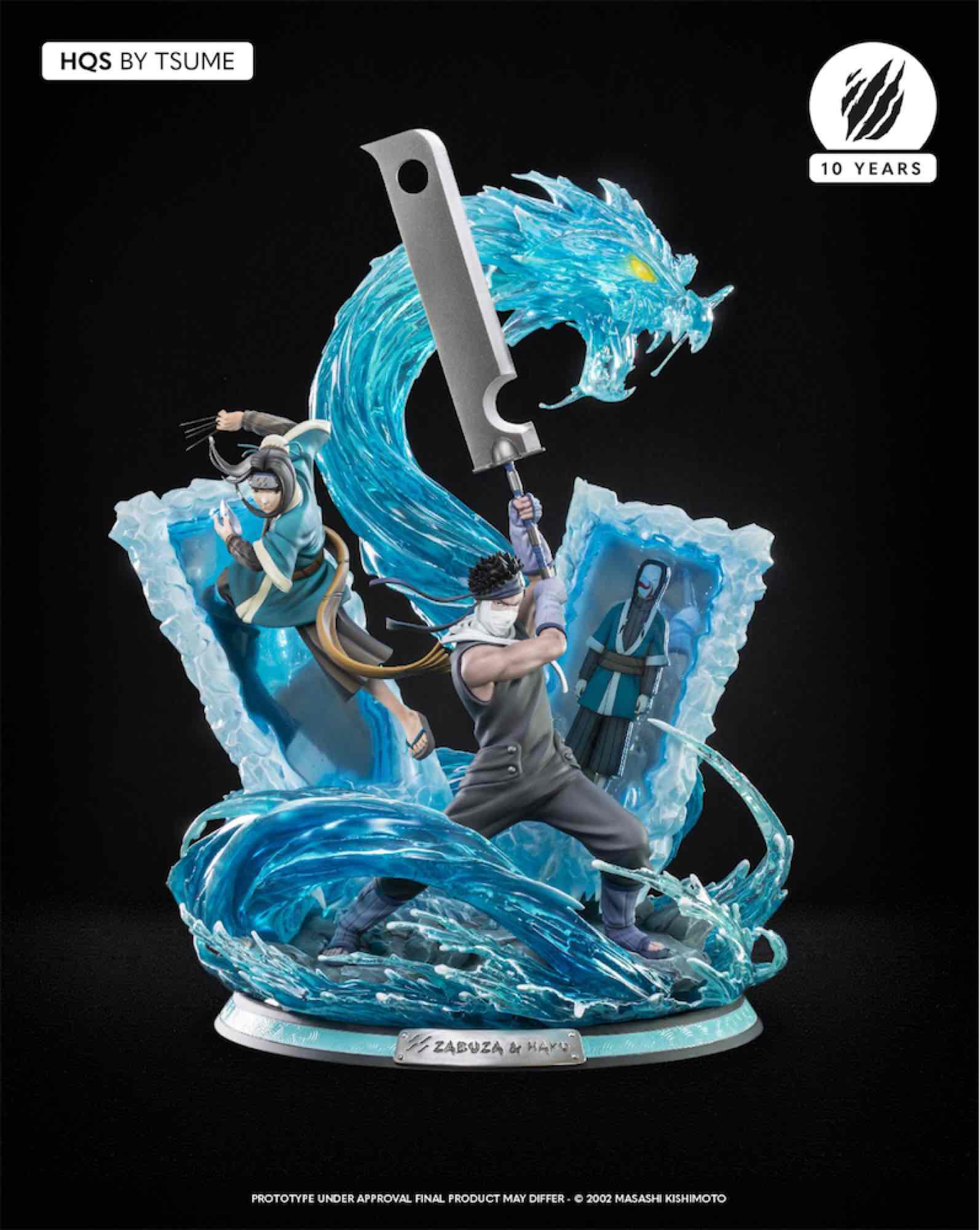 FIGURA TSUME ARTS NARUTO ZABUZA & HAKU ESCALA 1/8 HQS