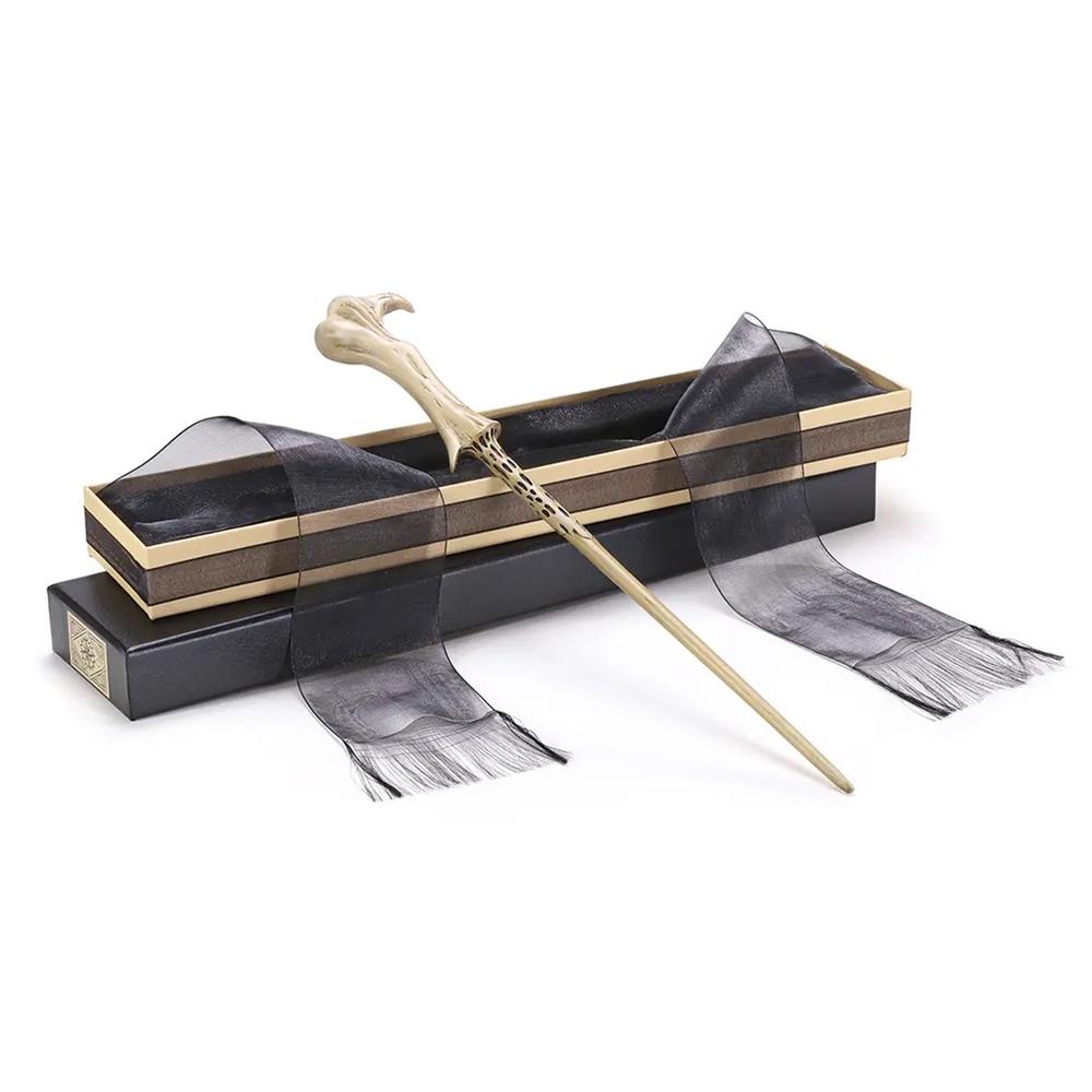 REPLICA THE NOBLE COLLECTION HARRY POTTER VARITA DE LORD VOLDEMORT EN CAJA DE OLIVANDER