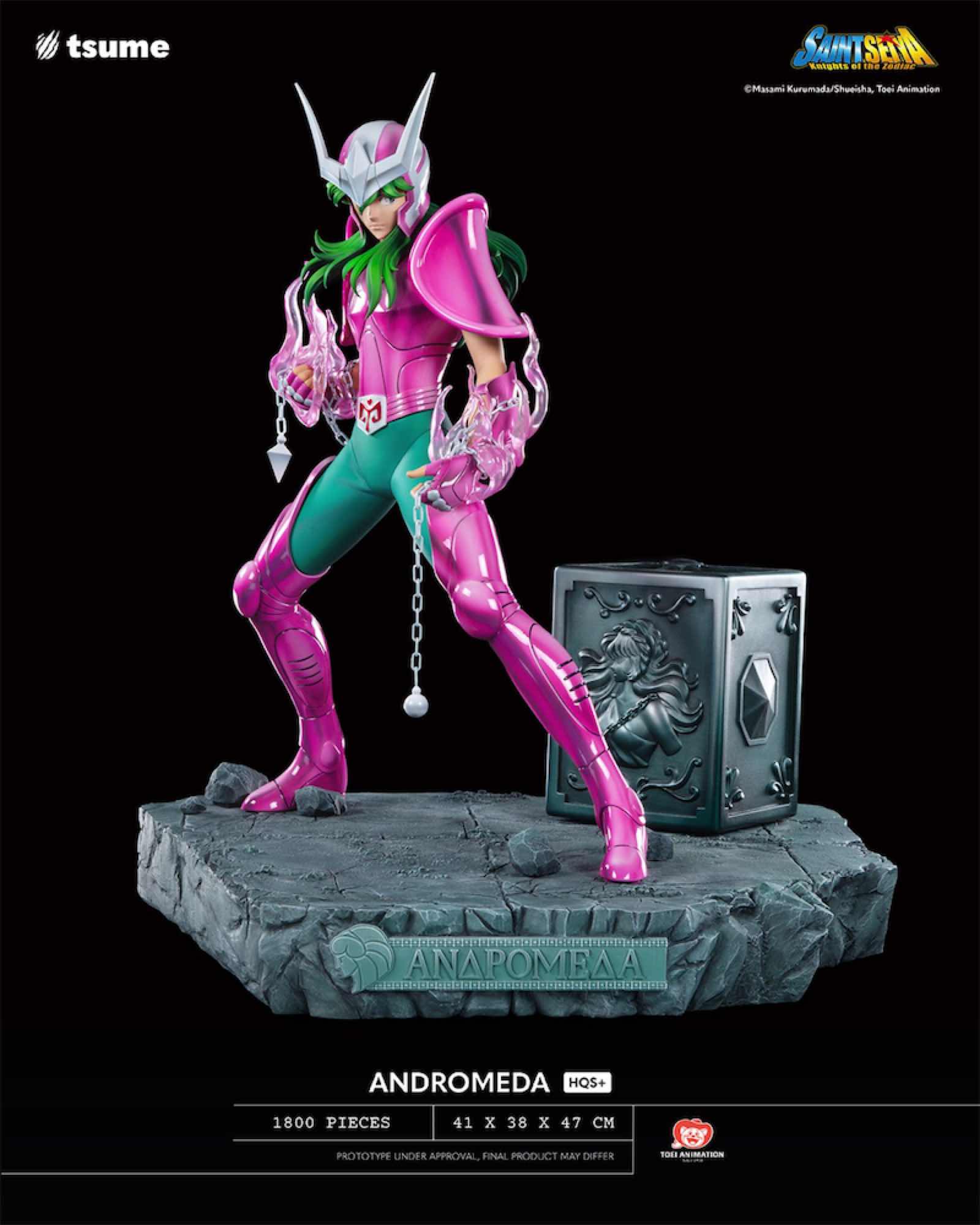 FIGURA TSUME ARTS HQS+ SAINT SEIYA SHUN ANDROMEDA 1/6