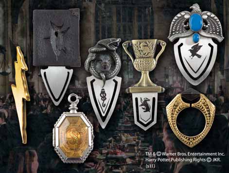 COLECCIÓN DE MARCA-PÁGINAS THE NOBLE COLLECTION HARRY POTTER HORROCRUX 7 UNIDADES