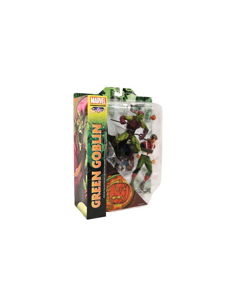 FIGURA DIAMOND SELECT TOYS MARVEL CLASSIC THE AMAZING SPIDER-MAN RE-RUN GREEN GOBLING VS SPIDER-MAN 18CM