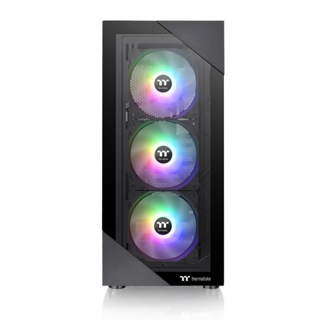 CAJA ORDENADOR GAMING THERMALTAKE VIEW 200 TG NEGRO ATX 2 X USB 3.0 4 X 120MM ARGB