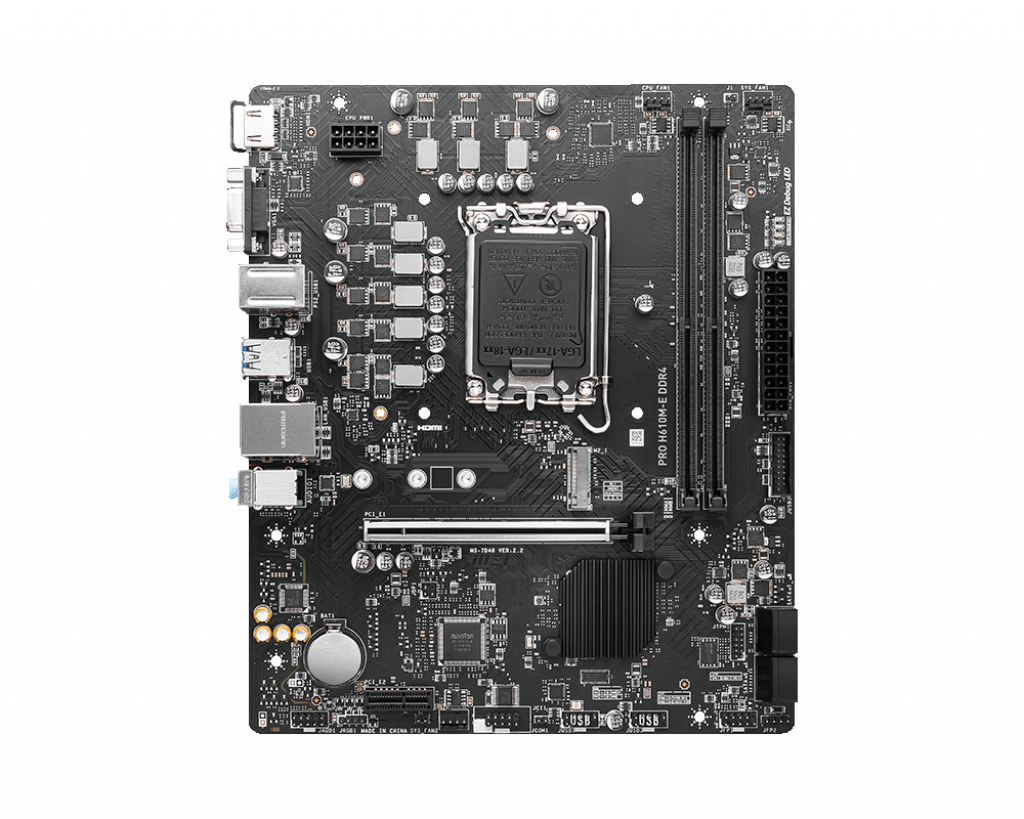 PLACA BASE MSI 1700 PRO H610M-E DDR4 ATX/ 2X DDR4/ 4X SATA3/ 2X USB 3.2/ 4X USB 2.0 911-7D48-007