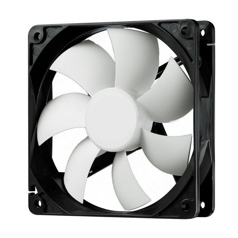 VENTILADOR AUXILIAR TACENS AURA II 12CM ULTRASILENCIOSO COLOR NEGRO Y BLANCO