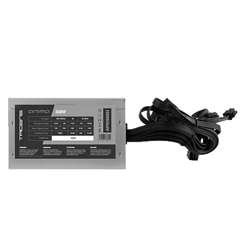 FUENTE DE ALIMENTACION ATX TACENS ANIMA PIII500SI 500W 85% BULK