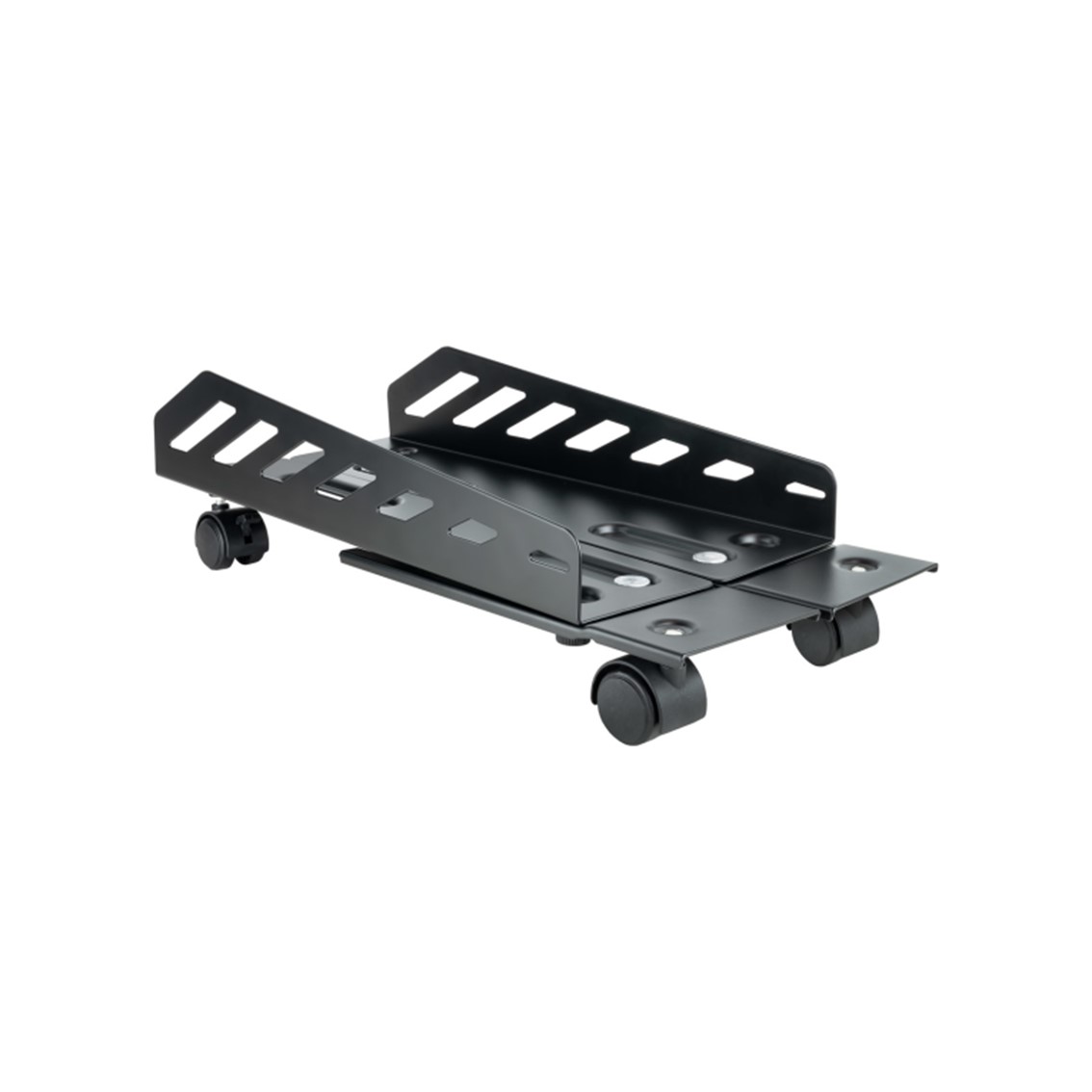 SOPORTE DE SUELO CON RUEDAS TOOQ PARA CPU UMCS0024-B METALICO CARGA MAXIMA 25KG