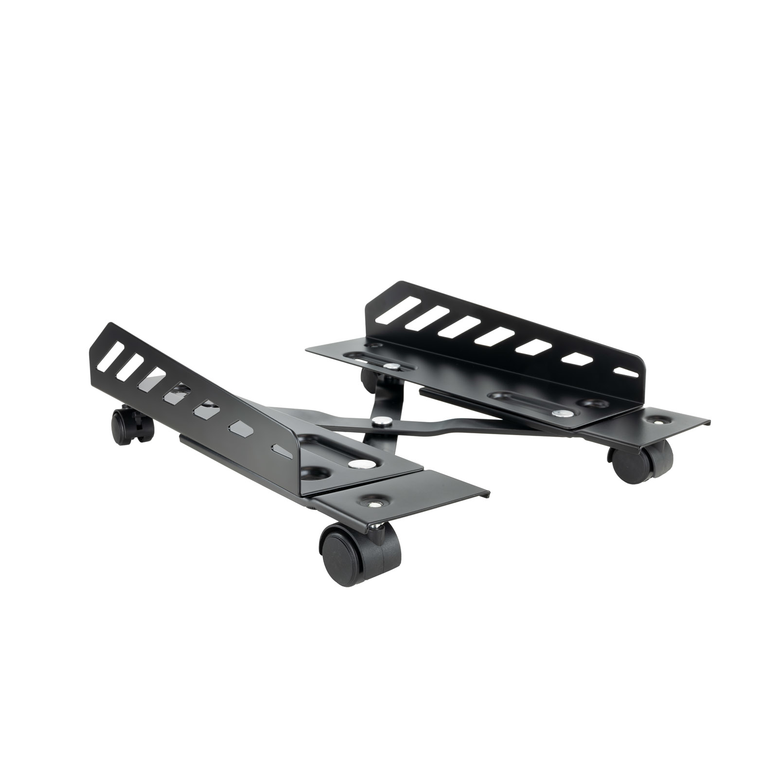 SOPORTE DE SUELO CON RUEDAS TOOQ PARA CPU UMCS0024-B METALICO CARGA MAXIMA 25KG