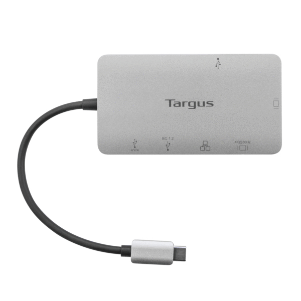 DOCKING STATION TARGUS USB TIPO C A 1 X HDMI 1 X VGA 1 X USB TIPO A 1 X USB TIPO C PLATA