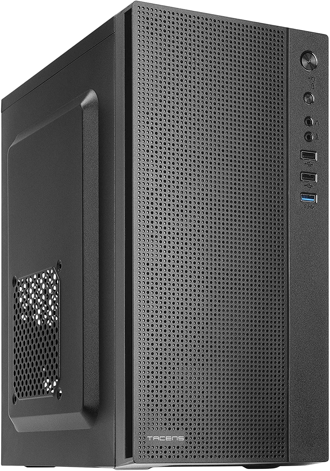CAJA ORDENADOR MICROATX TACENS AC5500 FUENTE 500W NEGRA
