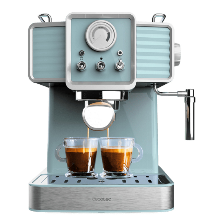 CAFETERA CECOTEC VINTAGE ESPRESSO 20 TRADIZIONALE LIGHT BLUE / AZUL PASTEL