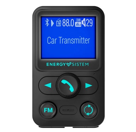 TRANSMISOR FM COCHE XTRA BLUETOOTH ENERGY SISTEM / 1.4" LCD / ASISTENTE DE VOZ / CARGA USB / MP3