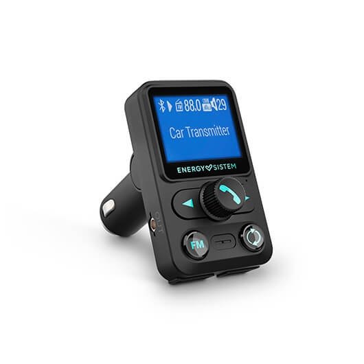 TRANSMISOR FM COCHE XTRA BLUETOOTH ENERGY SISTEM / 1.4" LCD / ASISTENTE DE VOZ / CARGA USB / MP3