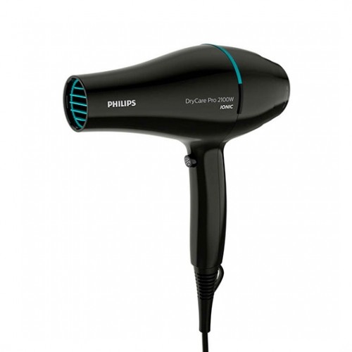 SECADOR DE PELO PHILIPS DRYCARE ADVANCED PRO NEGRO / 2100W / IONIZADOR / FRIO / BOQUILLA 9MM / CABLE 1.8M / 6 POSICIONES