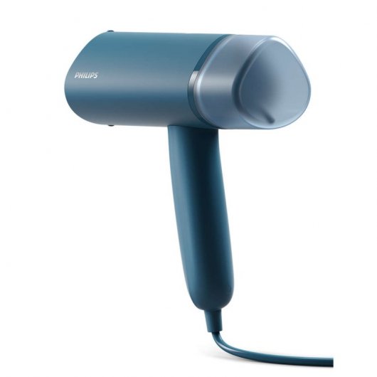 PLANCHA VERTICAL VAPORIZADOR PHILIPS 3000 SERIES AZUL 1000W / PLEGABLE / DEP 100ML / ANTIBACTERIAS / ANTIACAROS